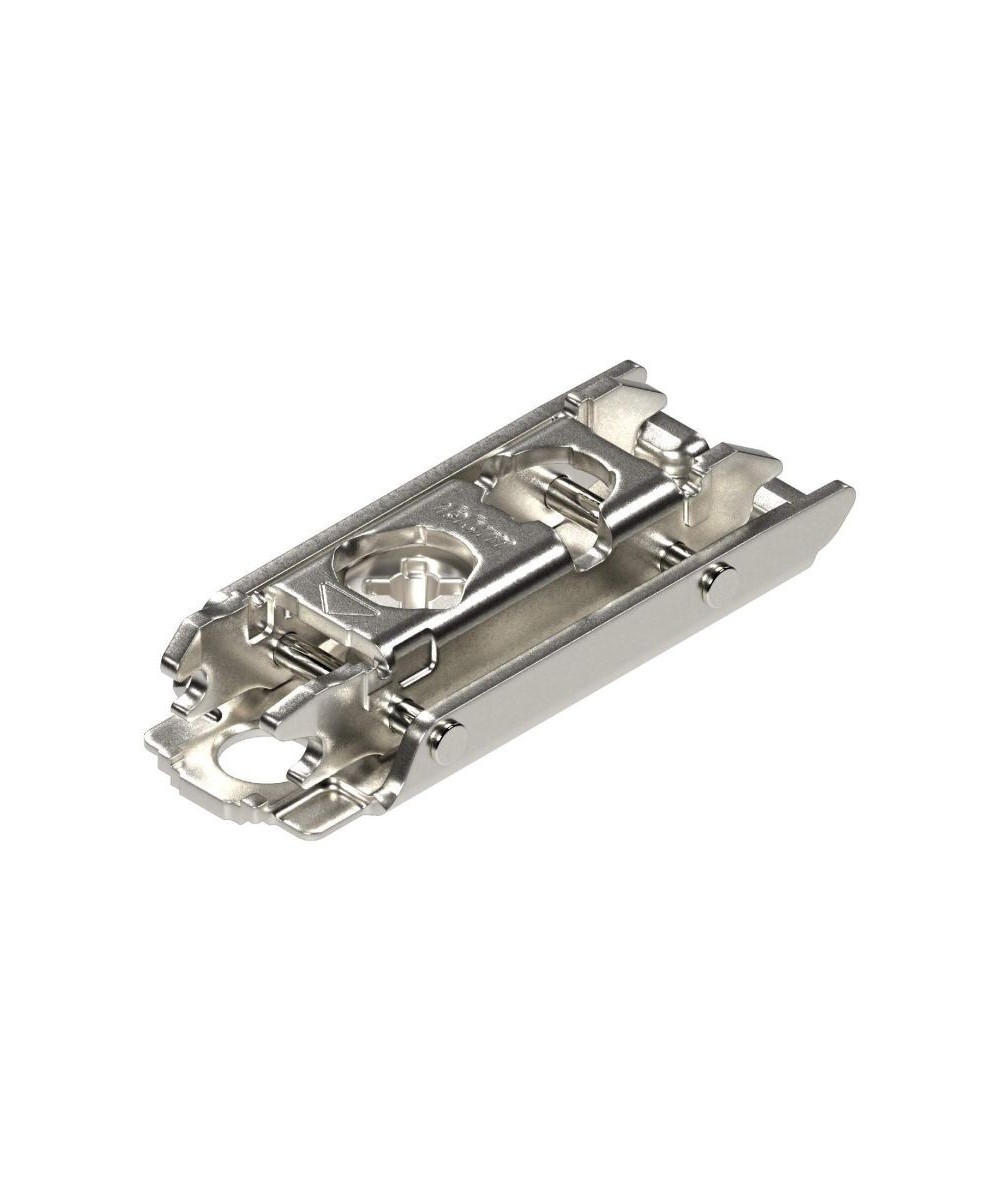 Blum montageplaat - 0mm - met verstelschroef - recht model