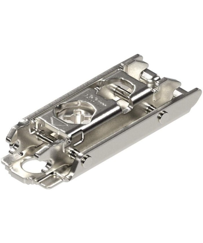 Blum montageplaat - 0mm - met verstelschroef - recht model