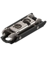 Blum montageplaat - 0mm - met verstelschroef - recht model - zwart