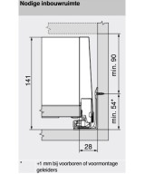 Blum Merivobox 146mm - binnenlade - Type K