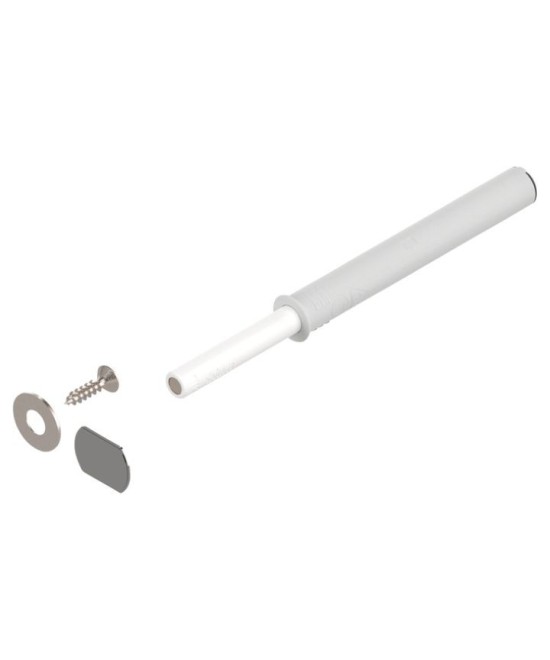 Blum tip on - met magneet - lange versie - wit