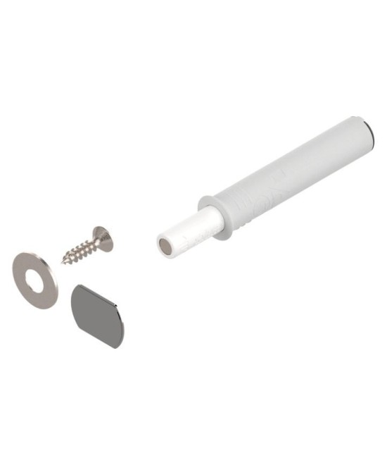 Blum tip on - met magneet - korte versie - wit