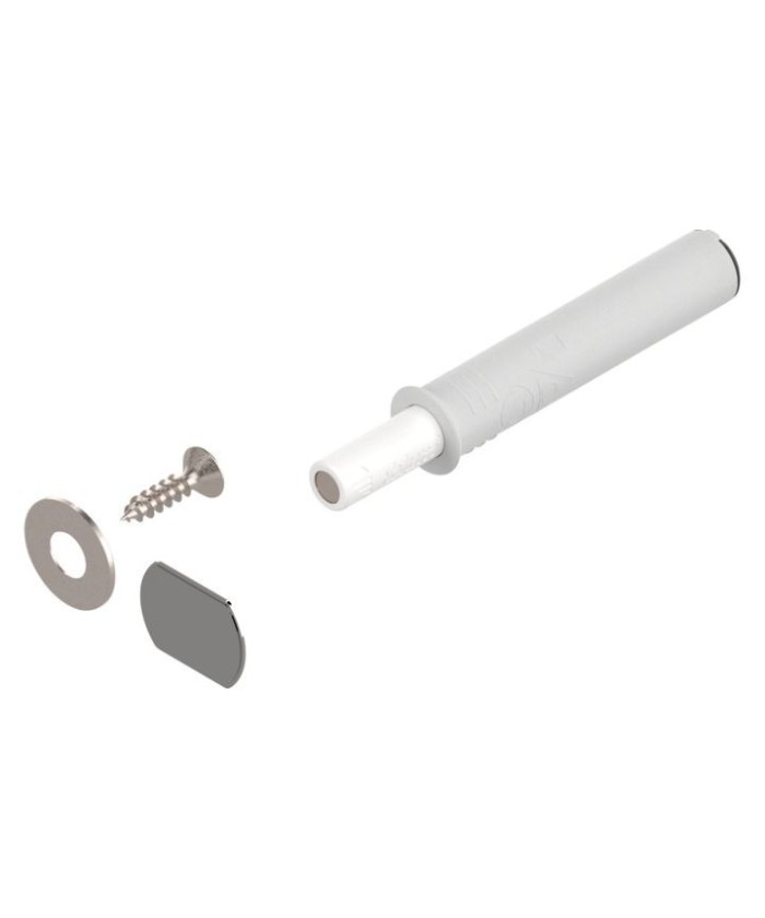 Blum tip on - met magneet - korte versie - wit
