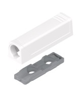 Blum adapterplaat - wit - korte versie
