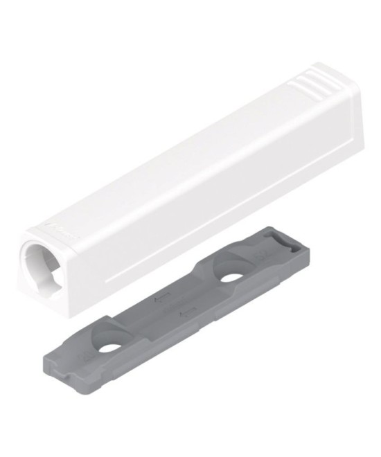 Blum adapterplaat - wit - lange versie