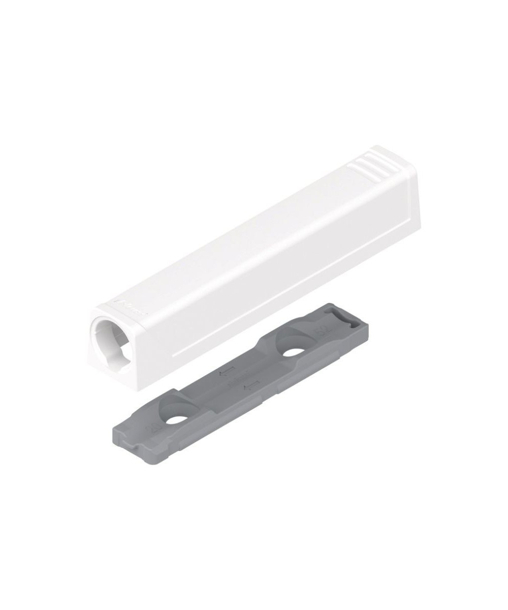 Blum adapterplaat - wit - lange versie