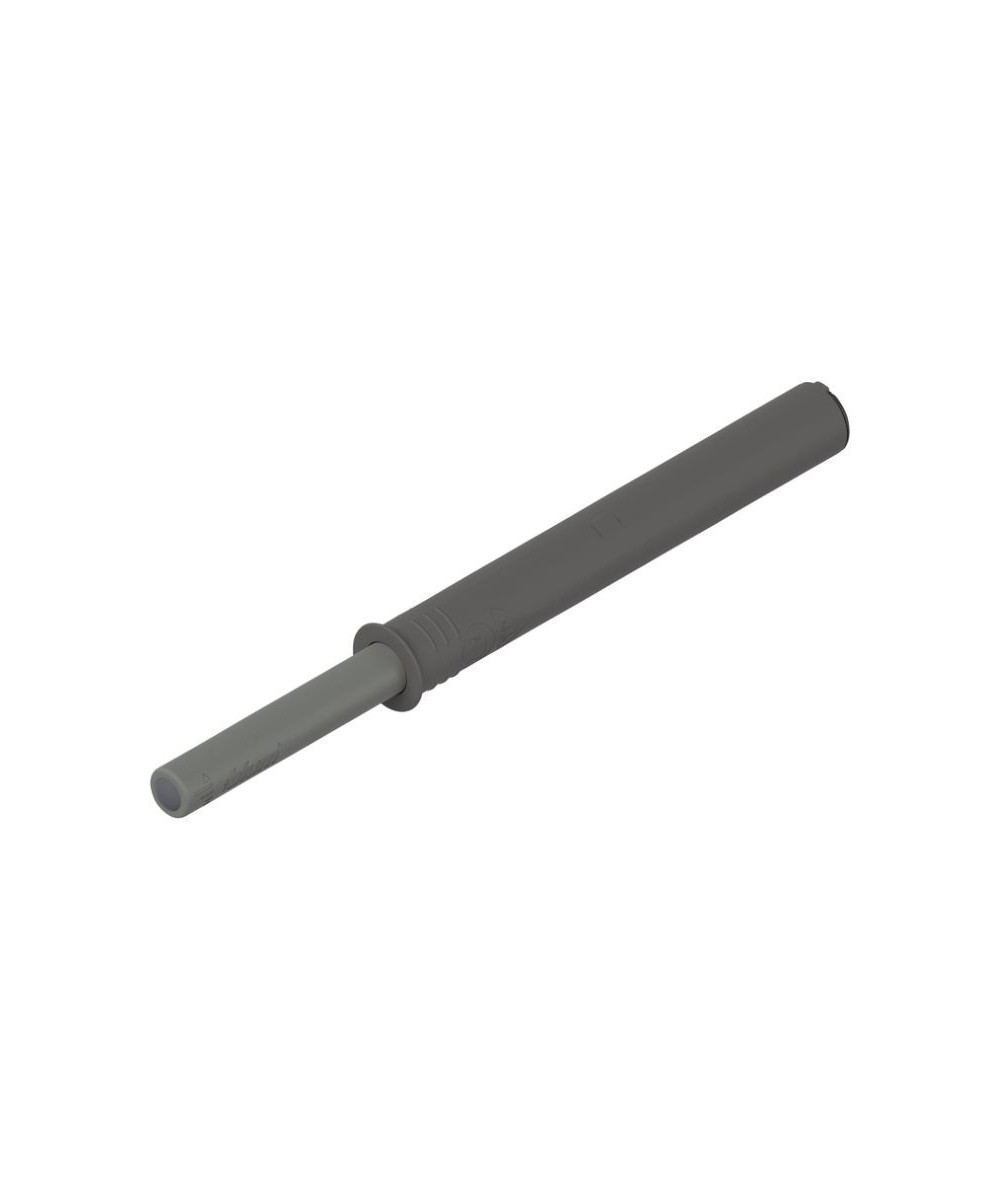 Blum tip on - met buffer - lange versie - grijs