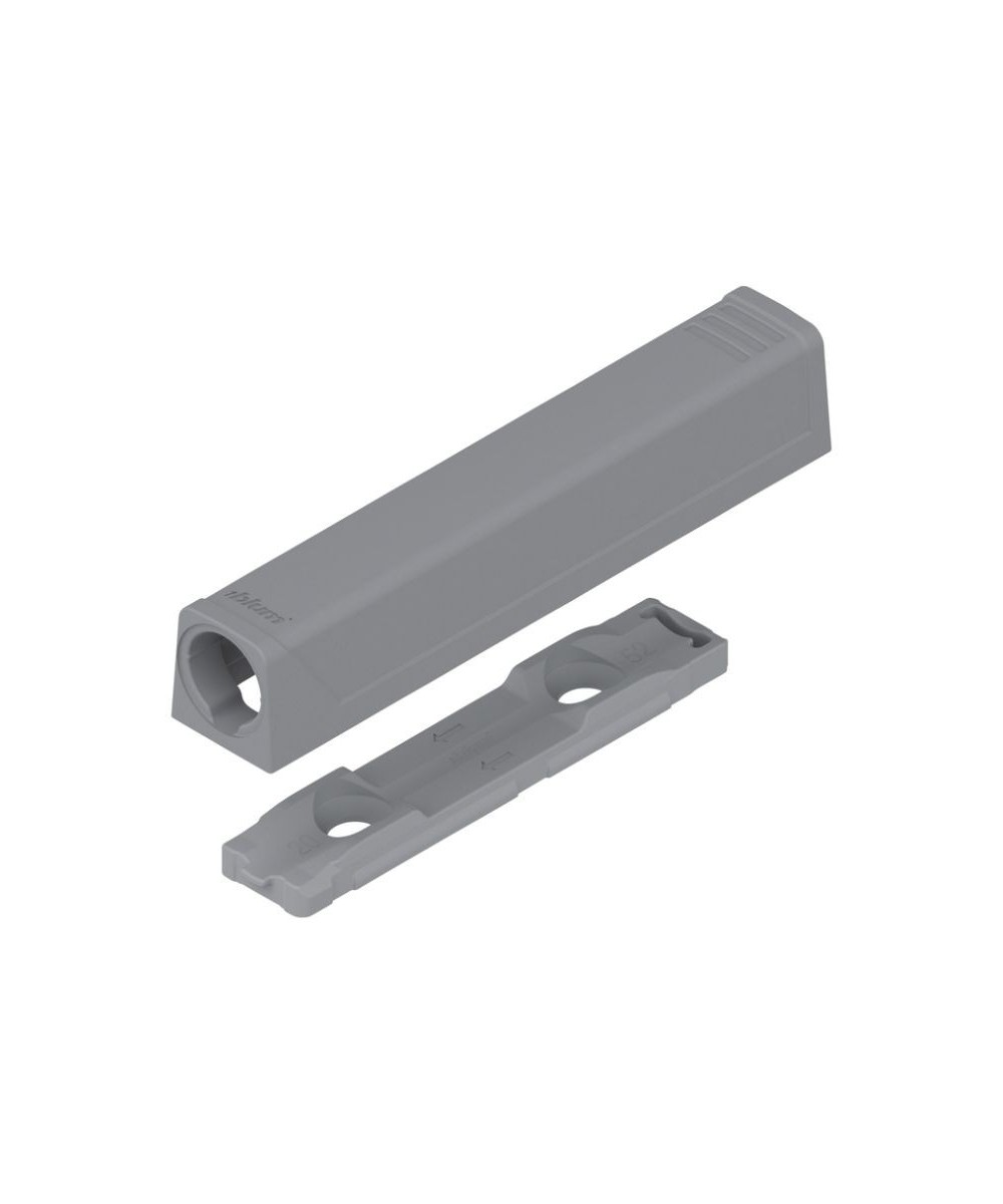 Blum adapterplaat - grijs - lange versie