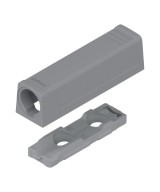 Blum adapterplaat - grijs - korte versie