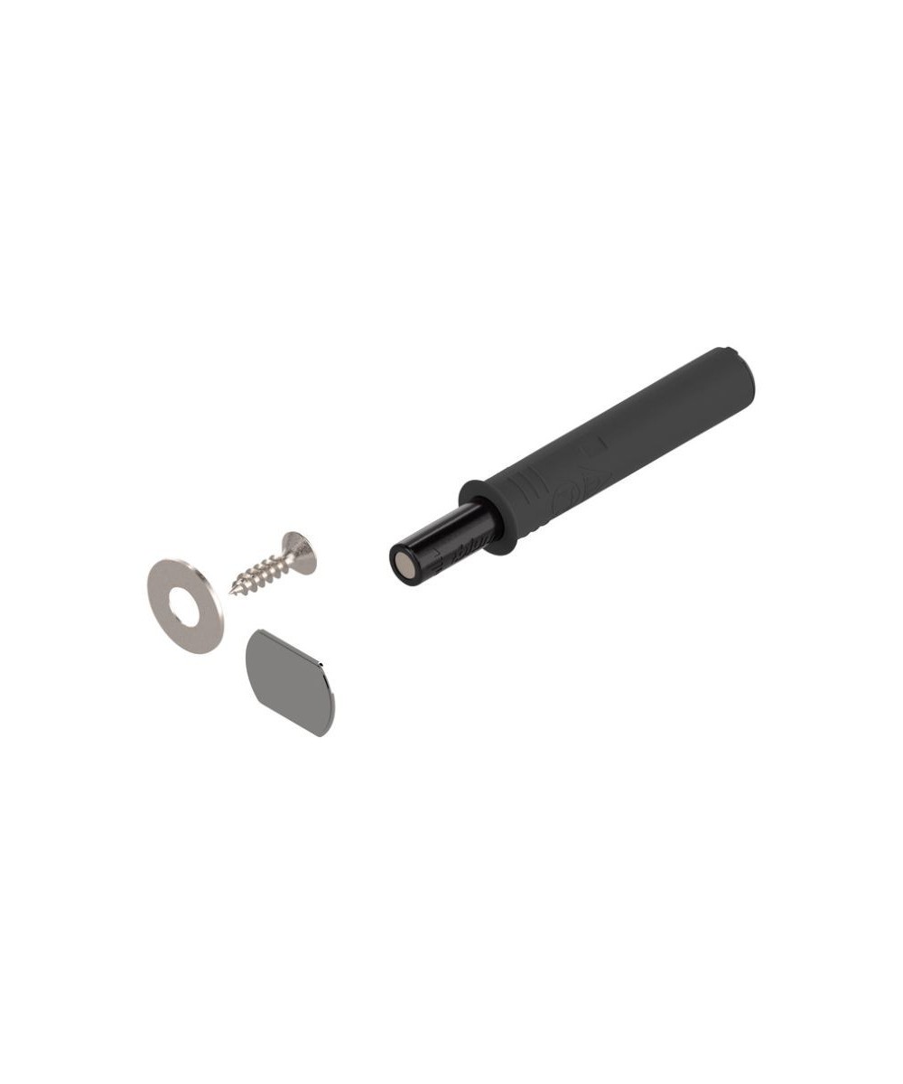 Blum tip on - met magneet - korte versie - zwart