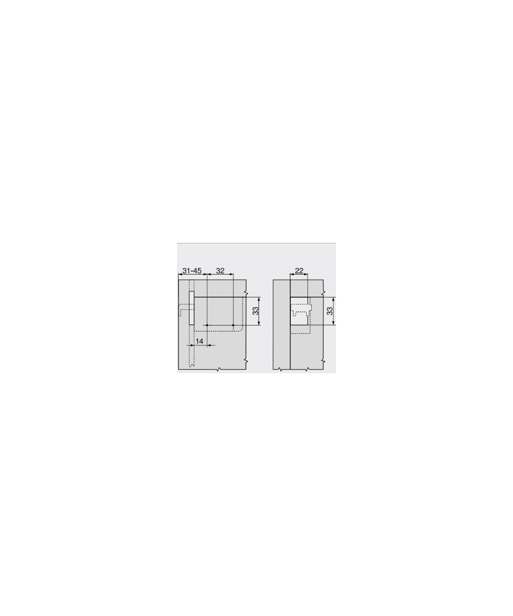 Blum kastophangers - set - wit