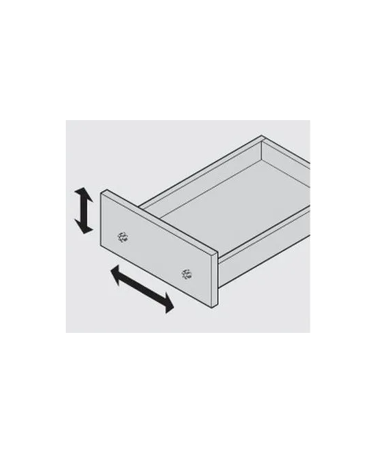 Ladefrontversteller voor houten lades