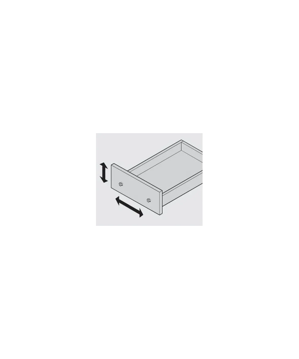 Ladefrontversteller voor houten lades