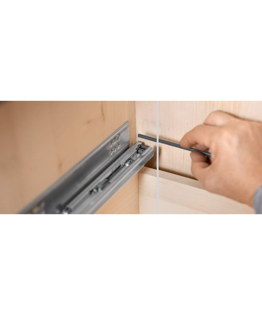 Blum synchronisatiestang voor tandem tip on ladegeleiders