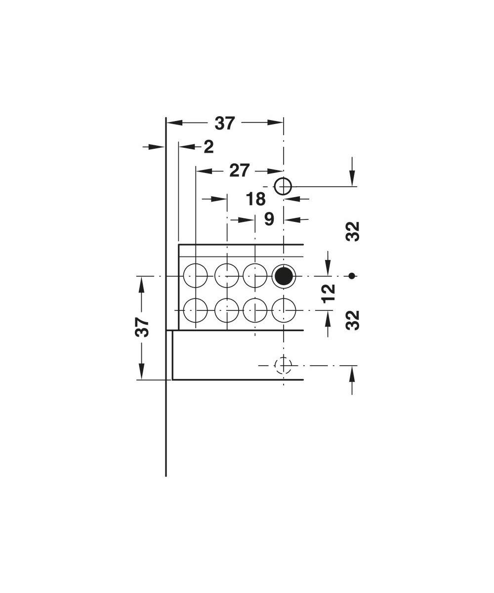 Blum Blumotion ladegeleider - Movento S - 550mm - 40 kg