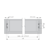 Kogelgeleider - 500mm - 30kg - softclose en push to open
