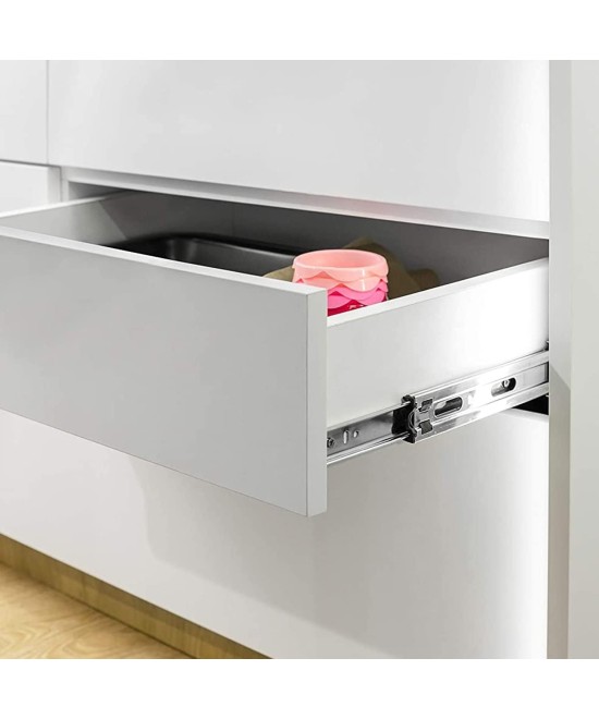 Kogelgeleider - 450mm - 30kg - softclose en push to open