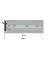 Kogelgeleider - 450mm - 50kg