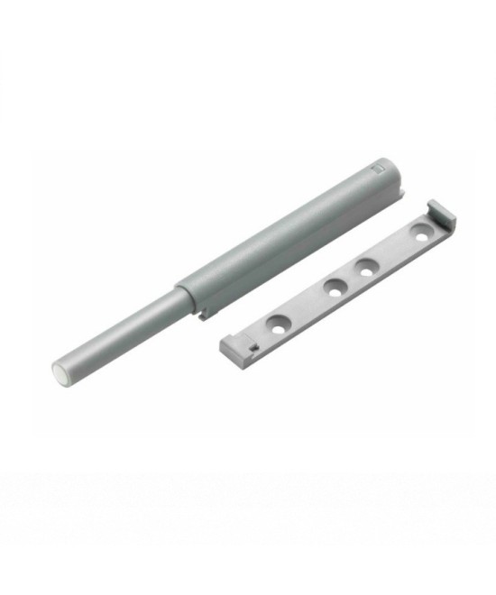 Druksnapper met buffer - 40 mm - opschroef - grijs