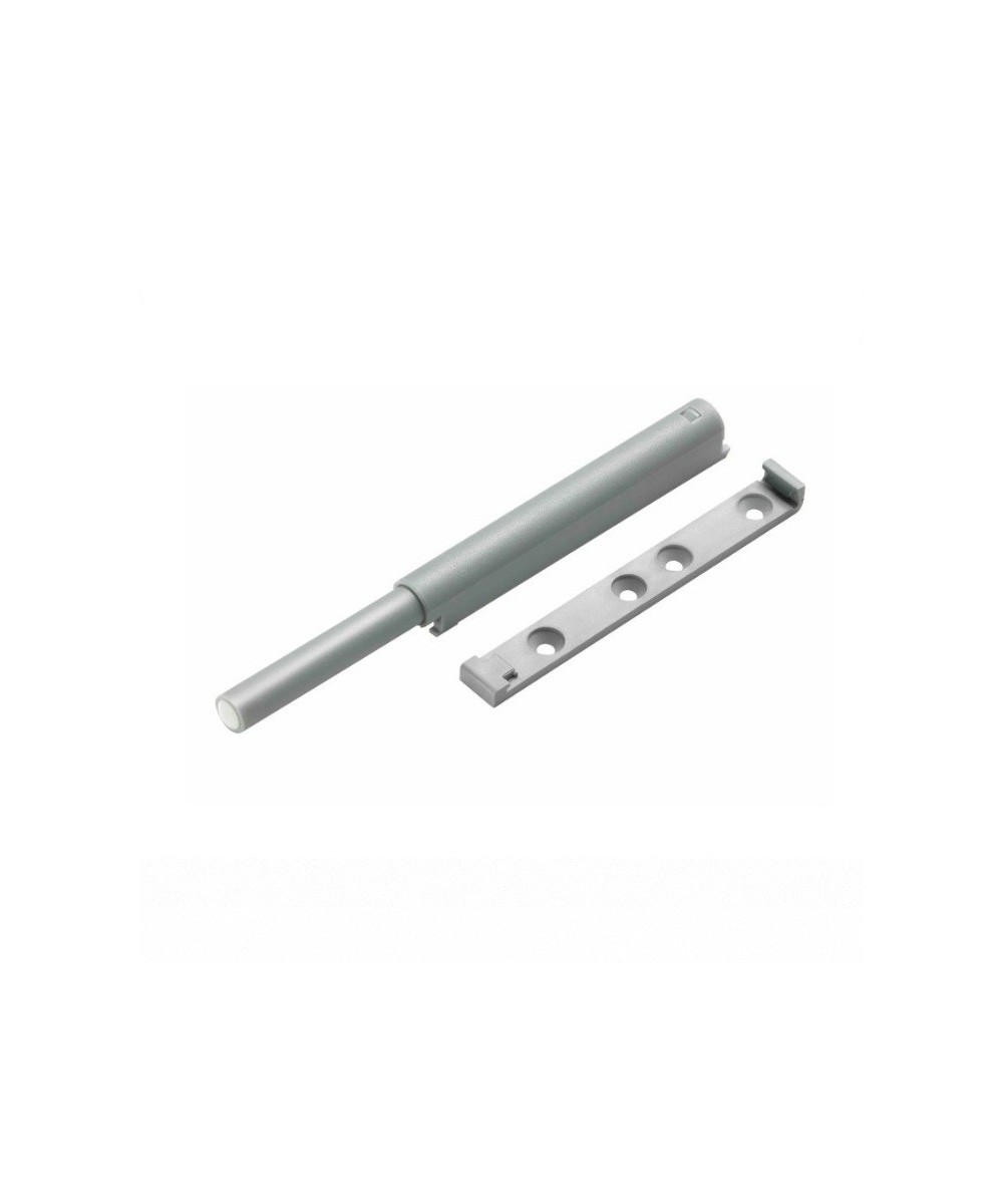 Druksnapper met buffer - 40 mm - opschroef - grijs