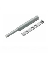 Druksnapper met buffer - 40 mm - opschroef - grijs