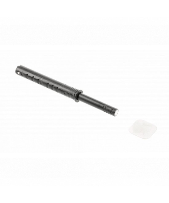 Tip-on druksnapper lang - met magneet - zwart