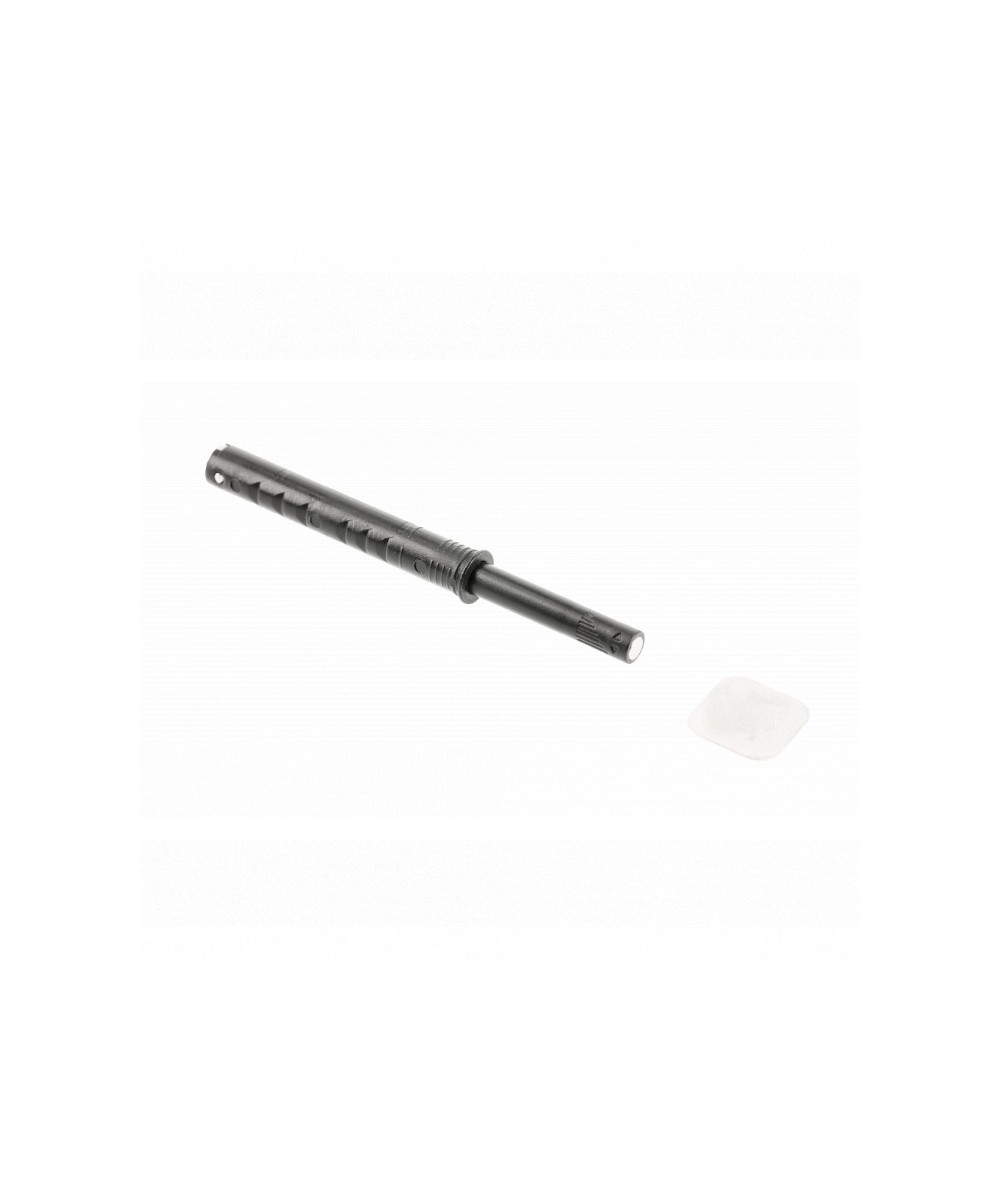 Tip-on druksnapper lang - met magneet - zwart