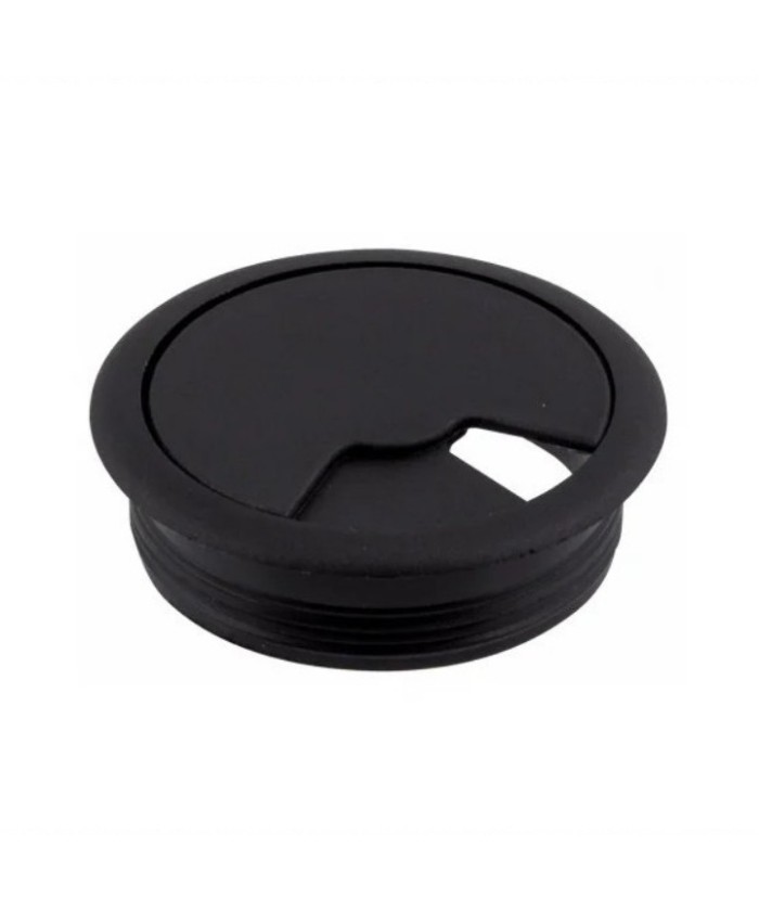 Kabeldoorvoer zwart - 60mm