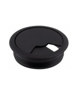Kabeldoorvoer zwart - 60mm