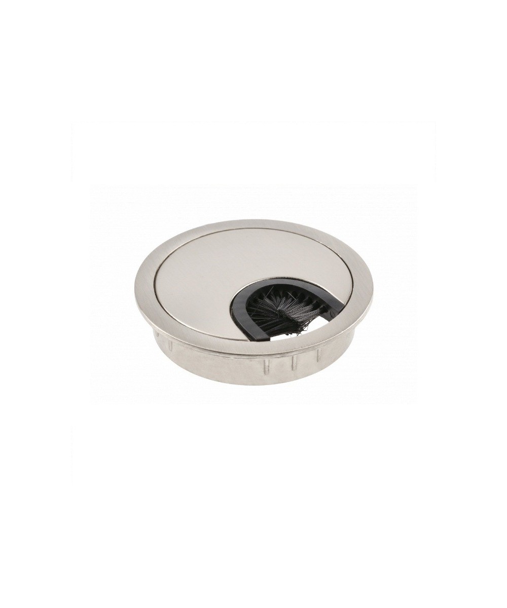 Kabeldoorvoer RVS look - 60mm - zamak