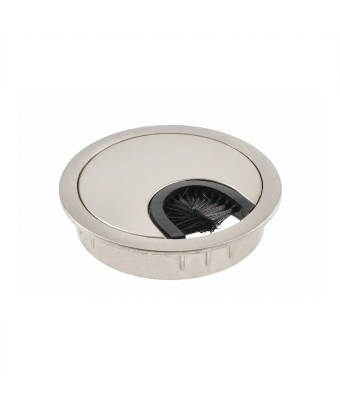 Kabeldoorvoer RVS look - 60mm - zamak