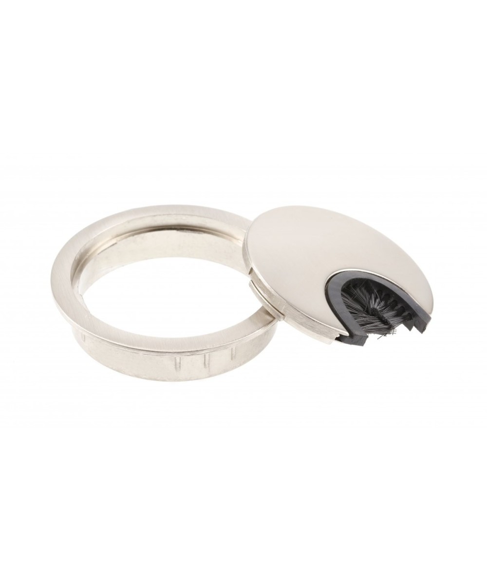 Kabeldoorvoer RVS look - 60mm - zamak