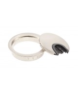 Kabeldoorvoer RVS look - 60mm - zamak