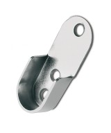 Ovale kledingroede op maat - 1000mm t/m 1170mm - verchroomd