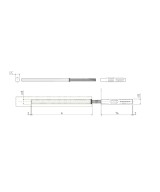 Onzichtbare plankdrager - 12 x 120mm