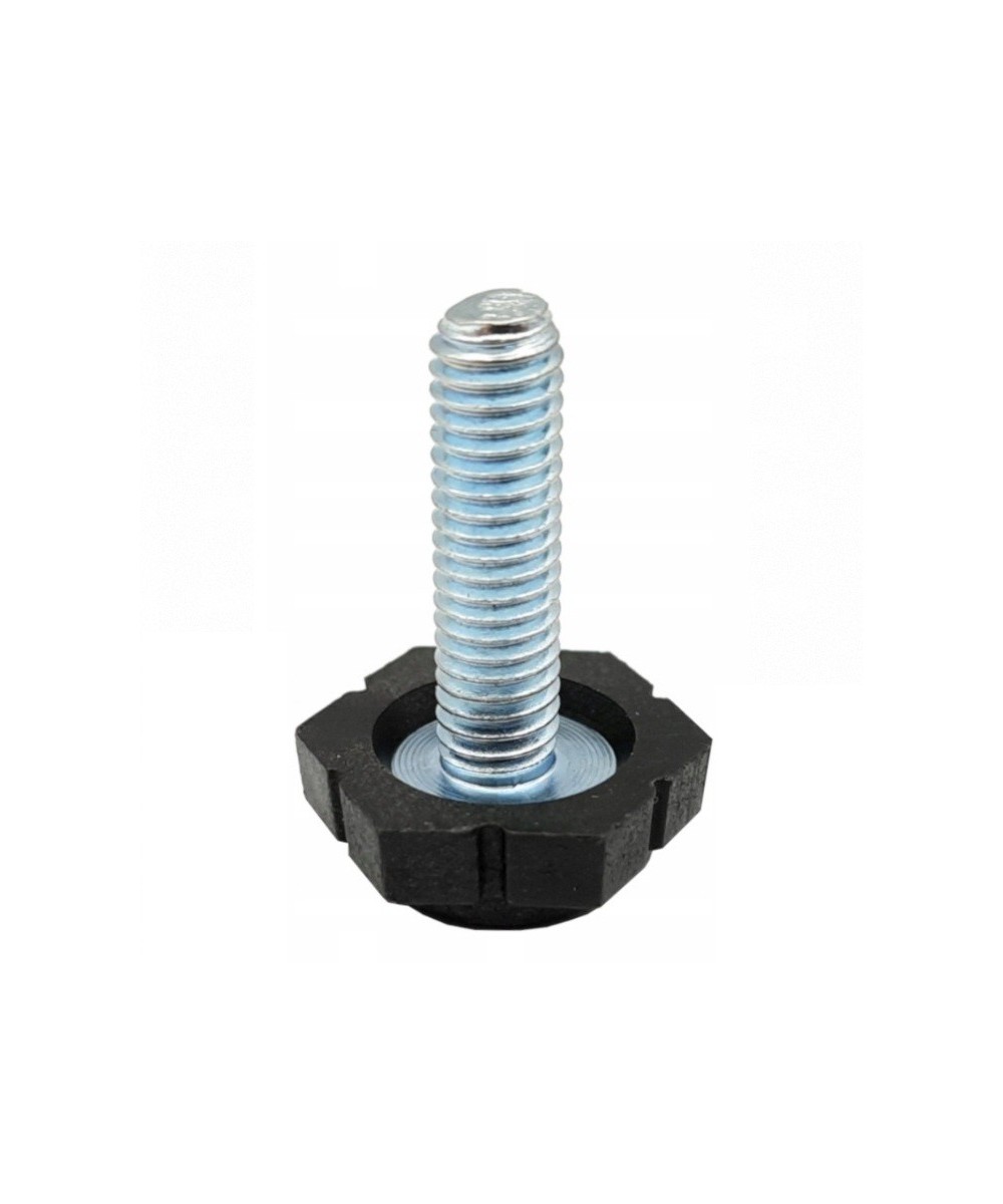 Stelvoet metaal - M6 - 27mm hoog - zeskant