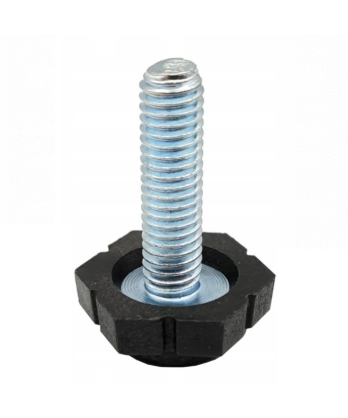 Stelvoet metaal - M6 - 27mm hoog - zeskant