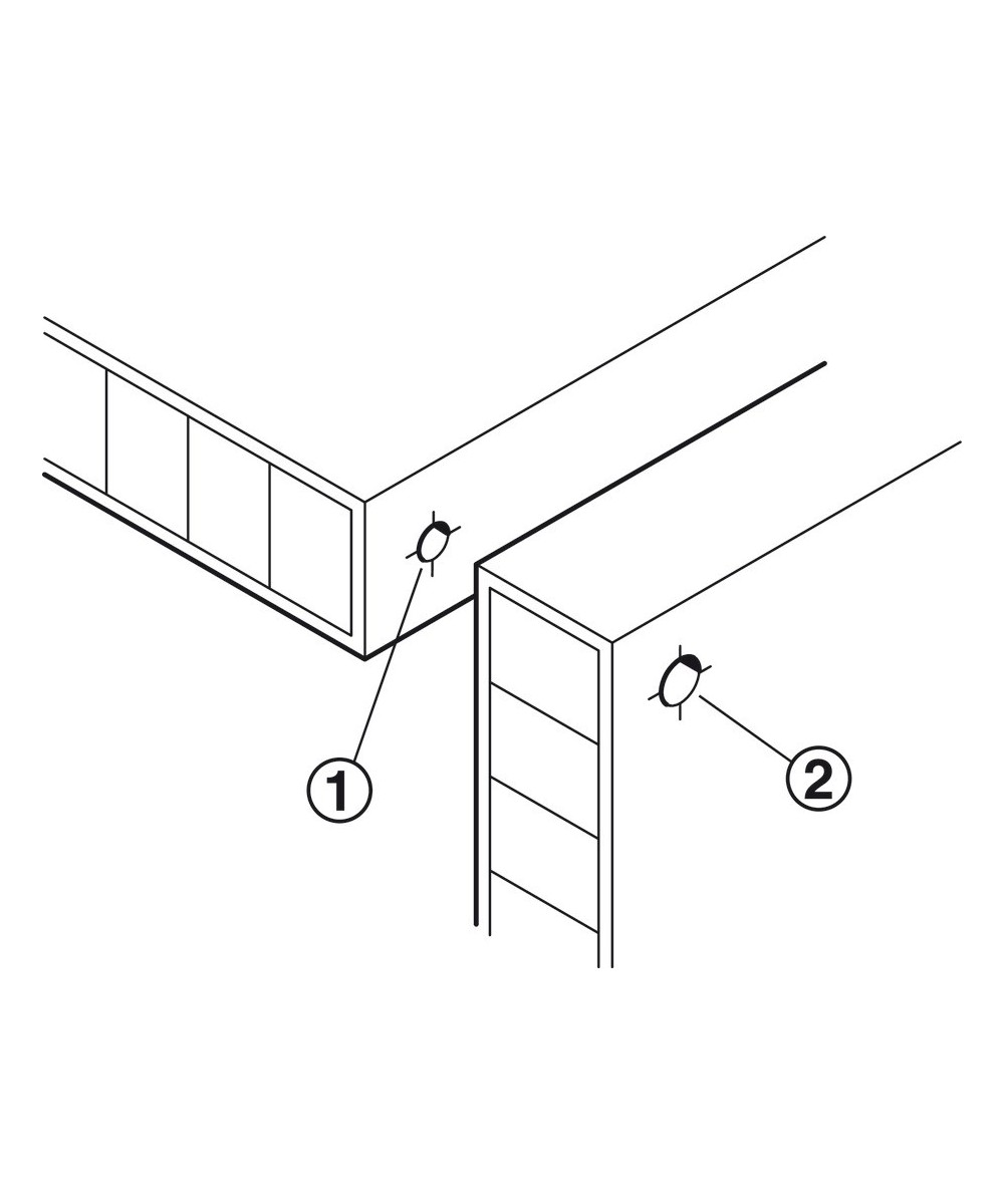 Meubelschroef - 7,0 x 50 - zwart - 20 stuks