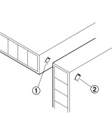 Meubelschroef - 7,0 x 50 - zwart - 20 stuks