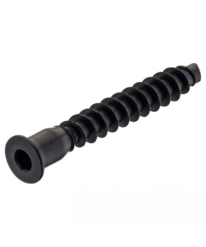 Meubelschroef - 7,0 x 50 - zwart - 20 stuks