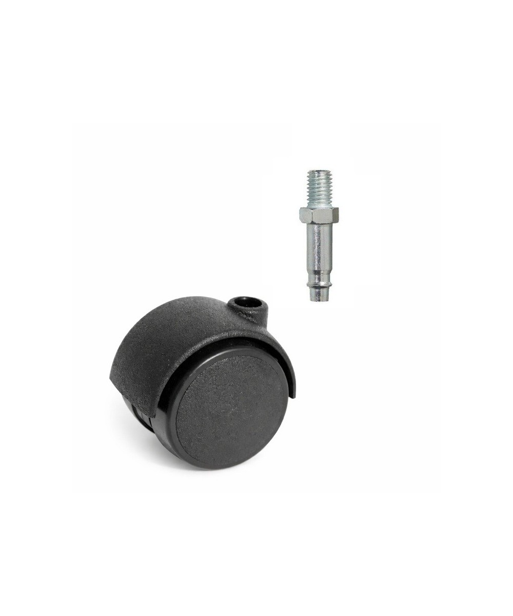 Zwenkwiel 40mm - 15kg - wielbout - 8 x 15mm