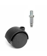 Zwenkwiel 40mm - 15kg - wielbout - 8 x 15mm