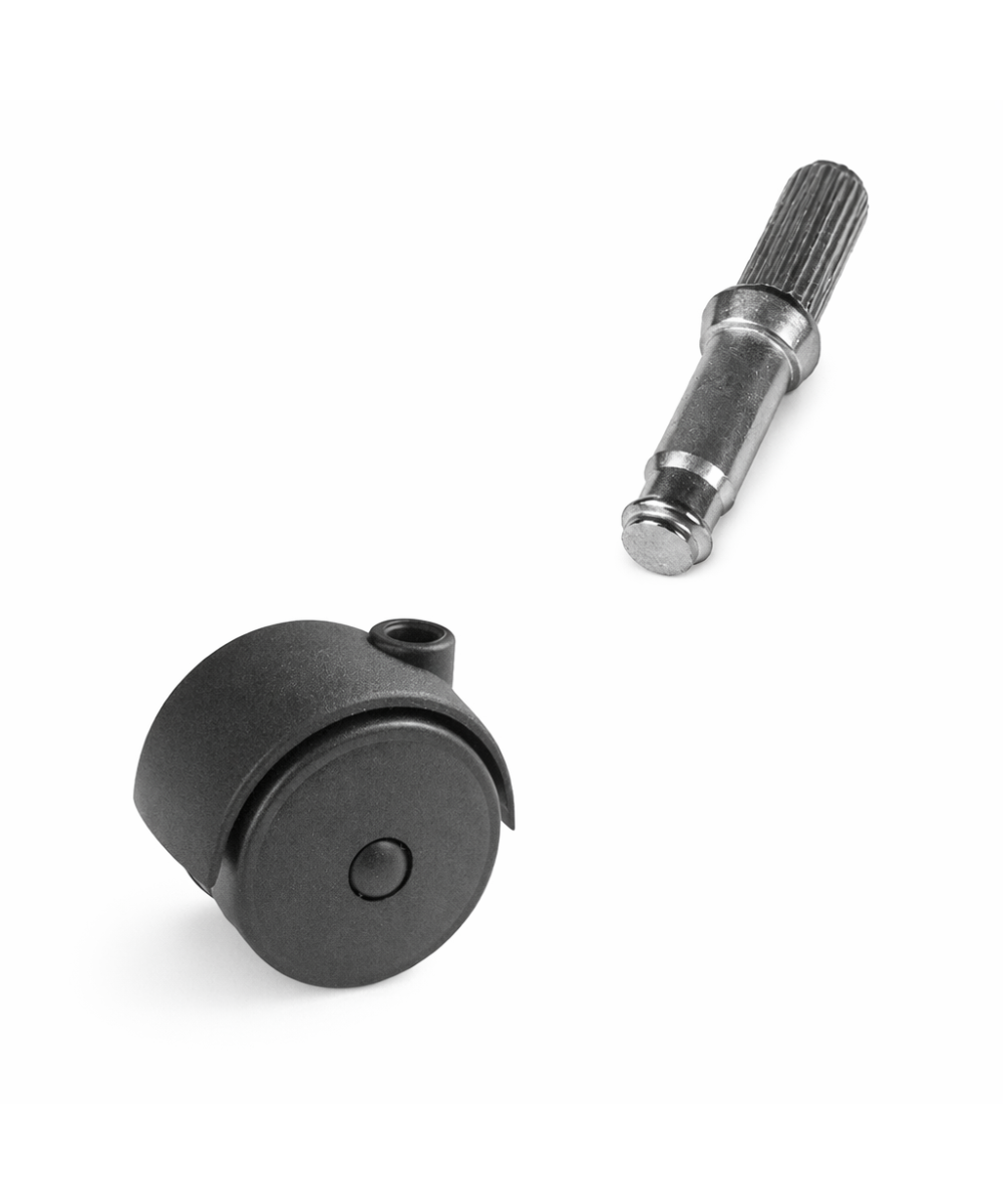 Zwenkwiel 40mm - 25kg - ribbelstift - 8 x 20mm