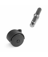 Zwenkwiel 40mm - 25kg - ribbelstift - 8 x 20mm