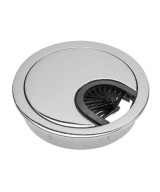 Kabeldoorvoer chroom look - 60mm - zamak