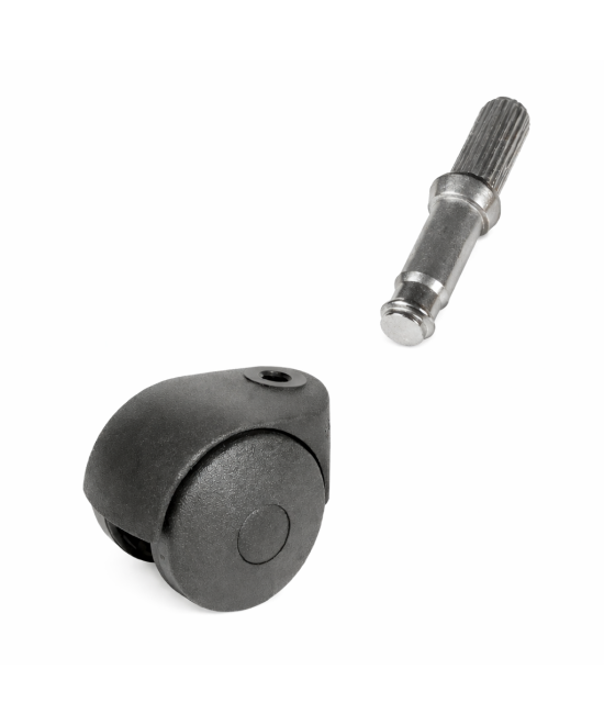 Zwenkwiel 50mm - 35kg - ribbelstift - 8 x 20mm